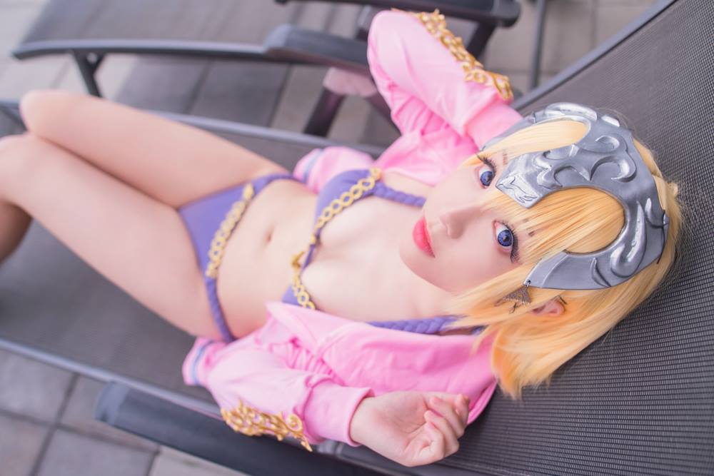 Fate Grand Order Jeanne D'Arc Swimsuit Cosplay By Chihiro 0001
