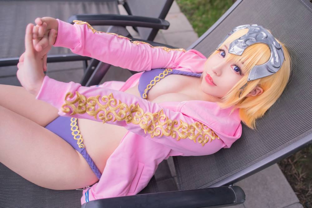 Fate Grand Order Jeanne D'Arc Swimsuit Cosplay By Chihiro 0004