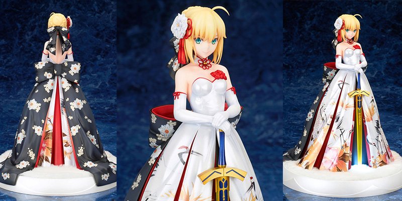 Fate Stay Night Saber Kimono Dress Anime Figure Featured Image