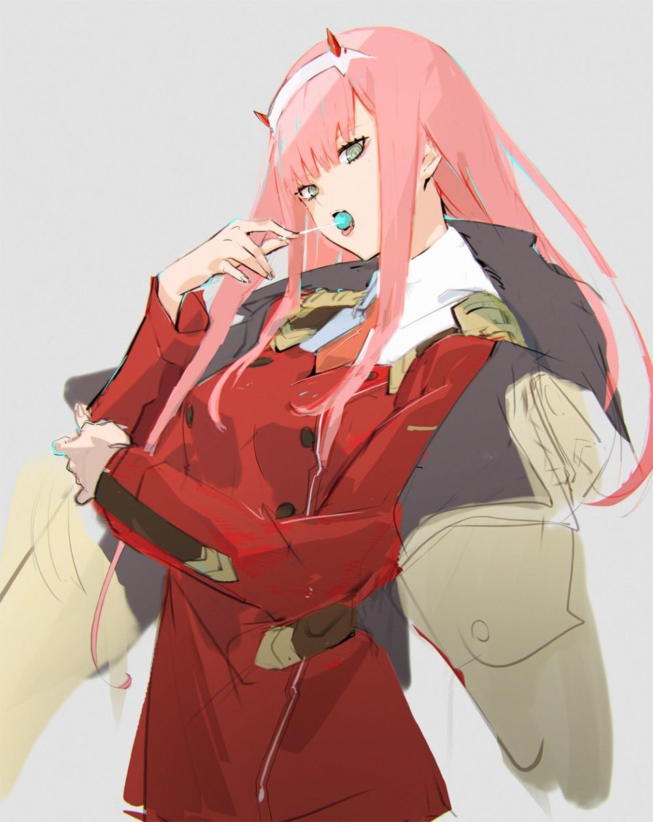 Overlord’s Artist Draws Darling In The FranXX's Zero Two