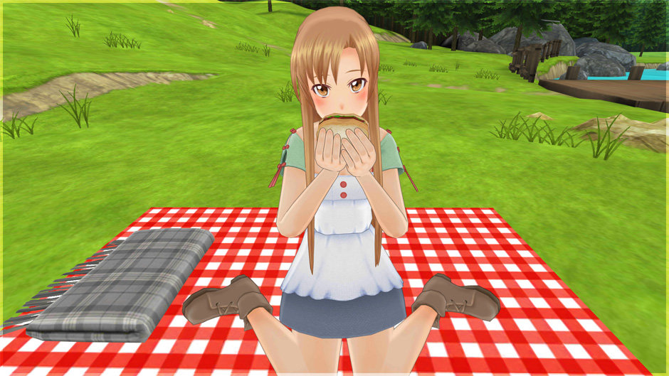 Sword Art Online VR Lovely Honey Days Take Asuna Out On A Date 6
