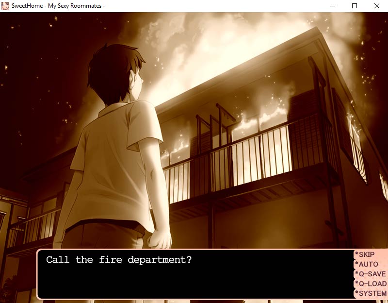 Sweet Home Fire Scene