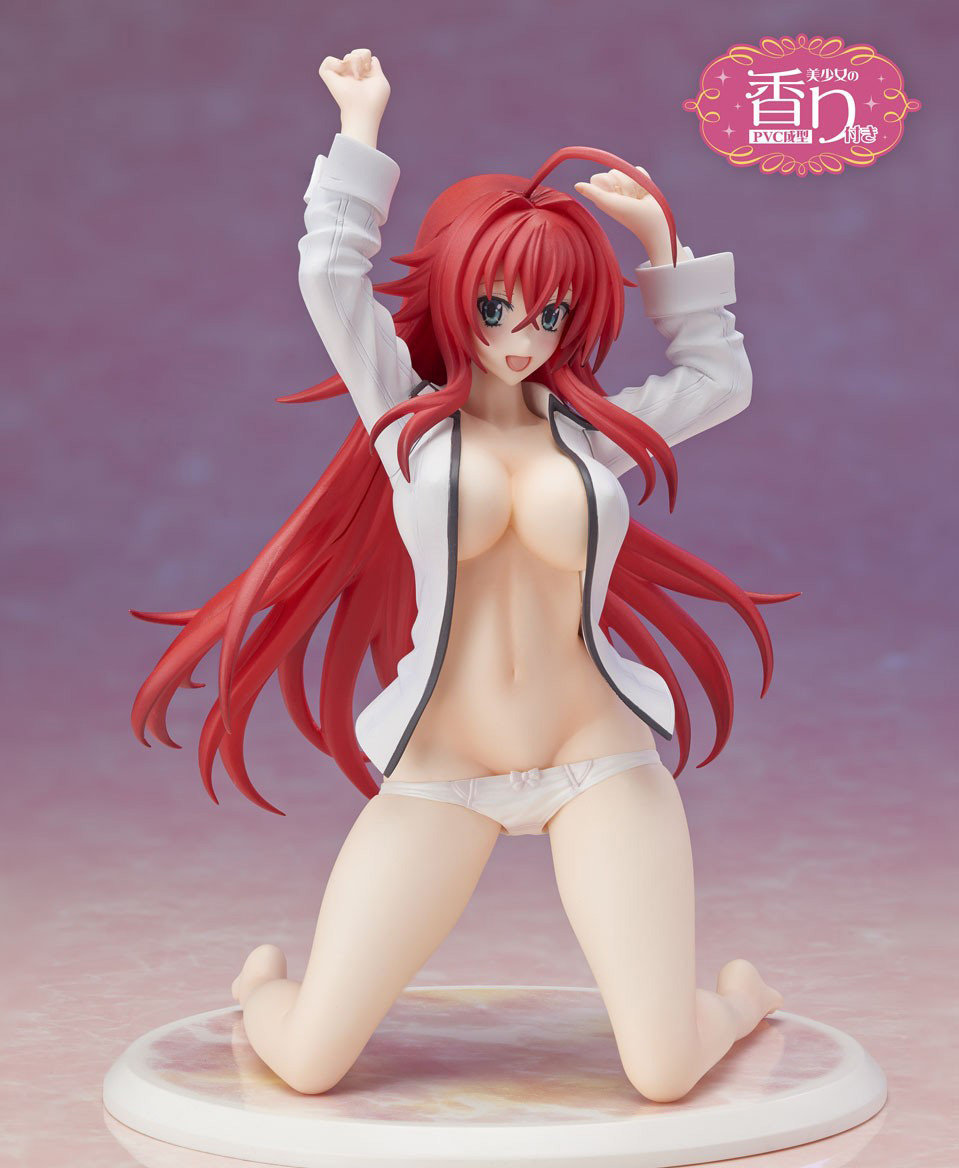 High School DxD BorN Rias Gremory Gokubi Girls Glamorous Figure Nude Skin Y Shirt 0002
