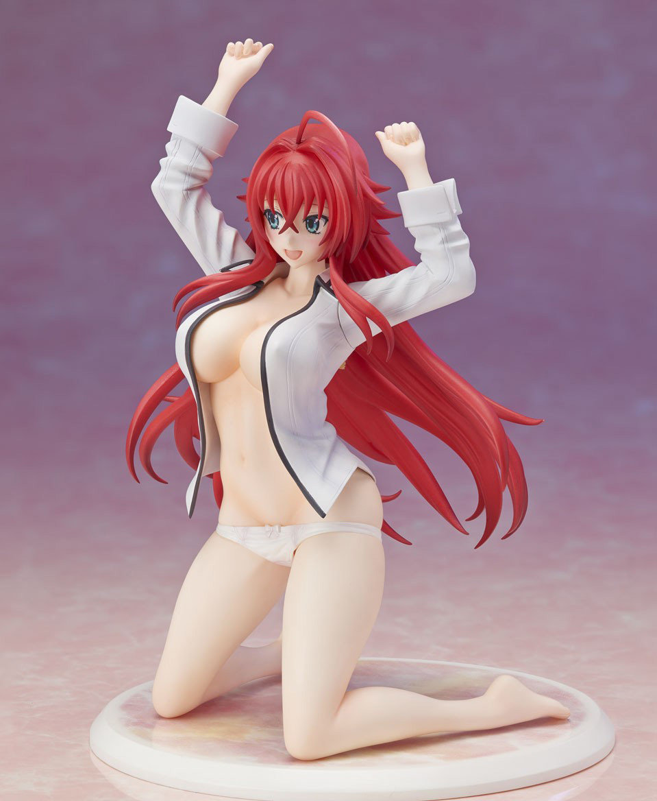 High School DxD BorN Rias Gremory Gokubi Girls Glamorous Figure Nude Skin Y Shirt 0003