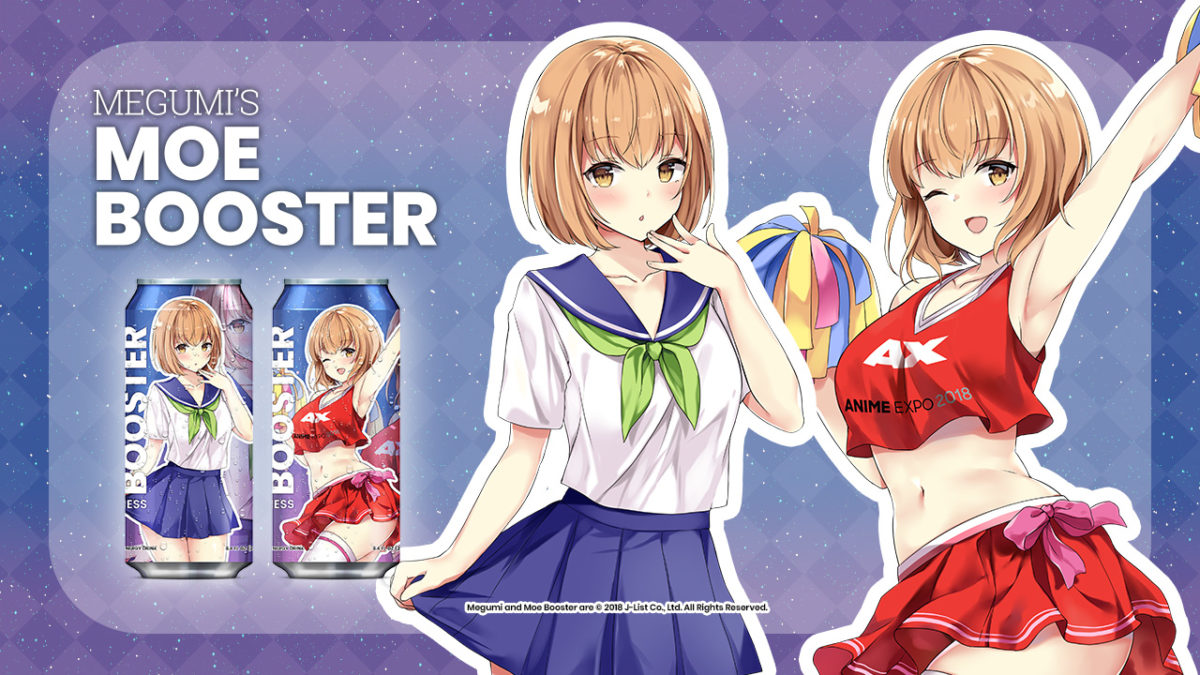 J List At Anime Expo 2018 Moe Booster Drink