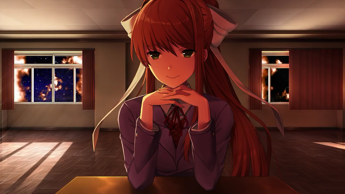 Monika from Doki Doki Literature Club