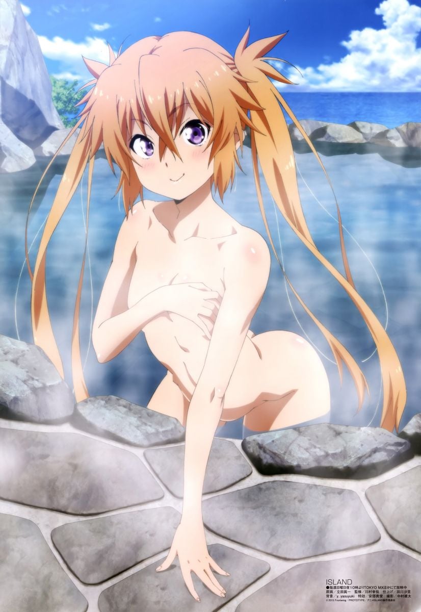 Megami Magazine September 2018 Anime Posters Island Game