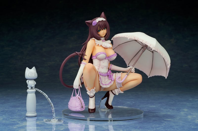 Neko No Wakusei Holy Water Cat Figure 0001