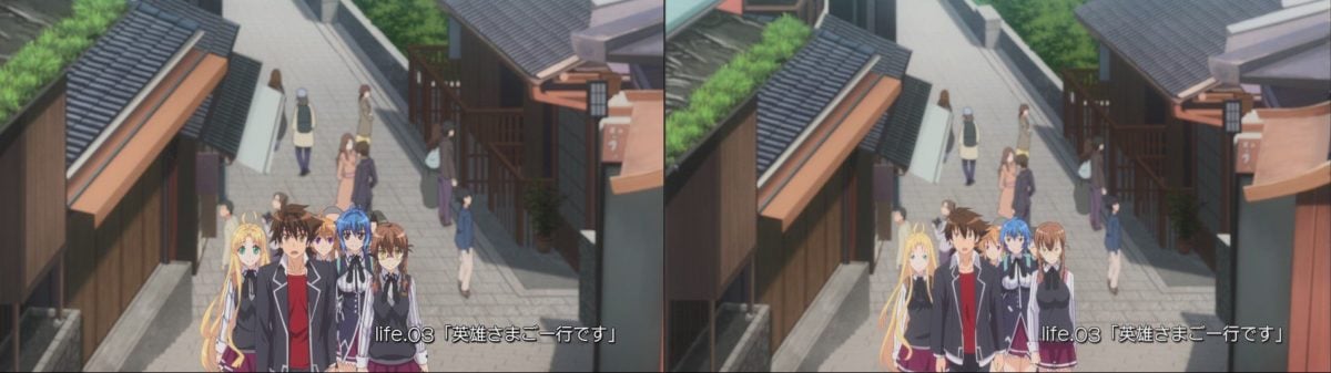High School DxD Hero Blu Ray Vs TV Anime 0105