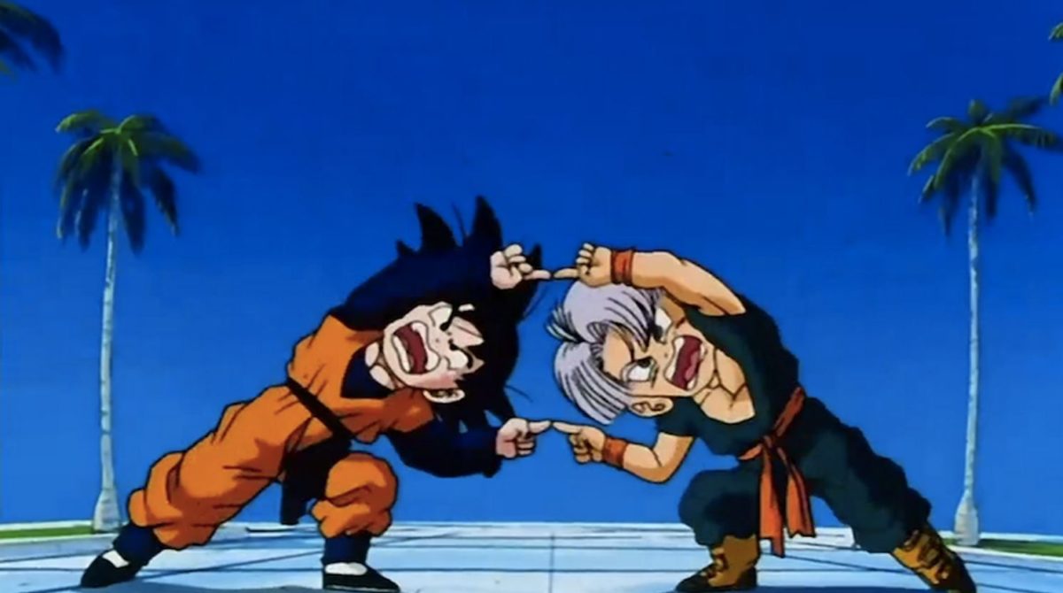 Dragon Ball Z Goten And Trunks Fusion Pose