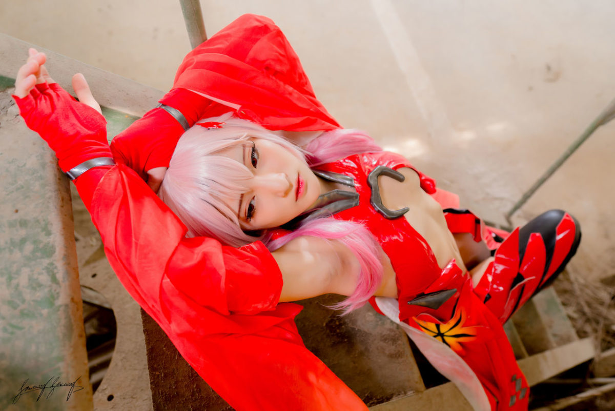 Guilty Crown Inori Yuzuriha Cosplay By Small Pinkrose 11