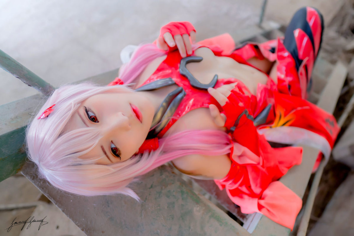 Guilty Crown Inori Yuzuriha Cosplay By Small Pinkrose 12