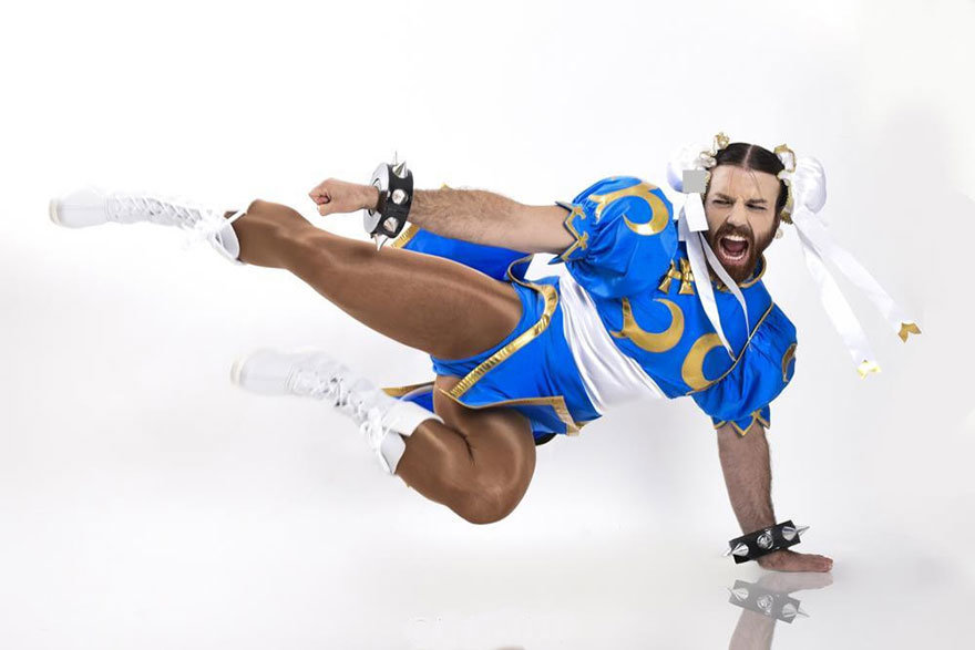 Ladybeard Chun Li