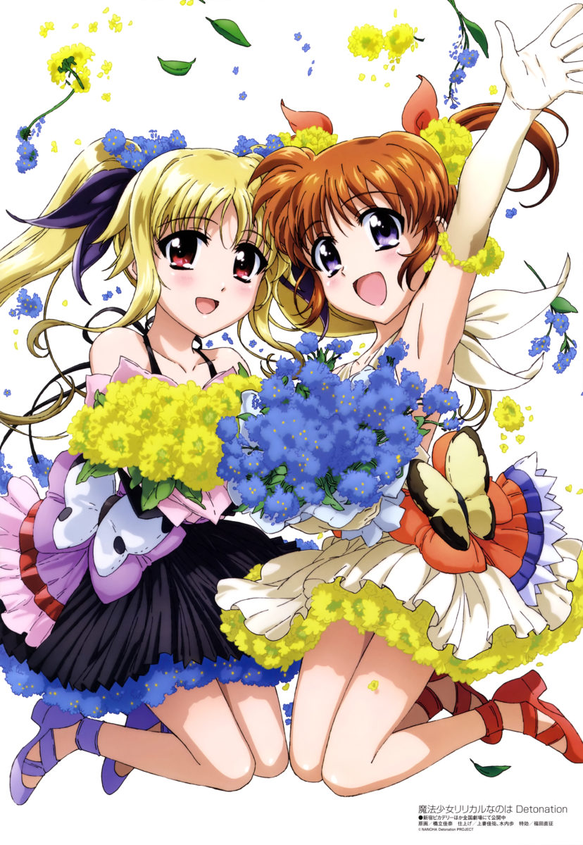 Megami Magazine December 2018 Anime Poster Magical Girl Lyrical Nanoha