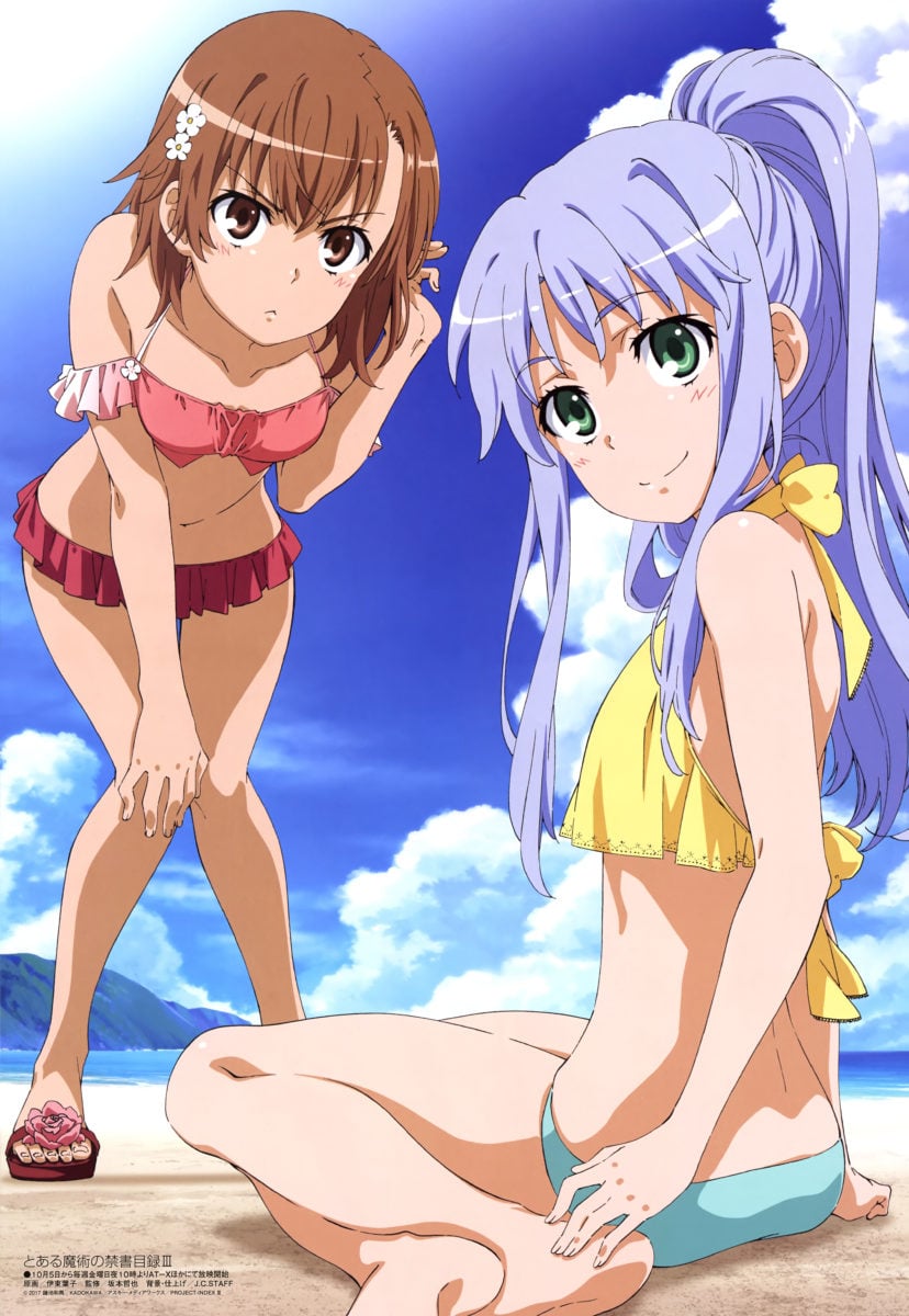 Megami Magazine November 2018 Anime Poster Toaru Majutsu No Index