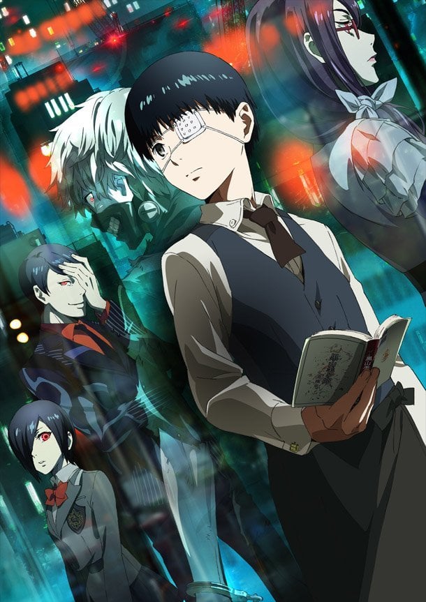 Tokyo Ghoul Official Art Poster Rize Ken Kaneki Touka 