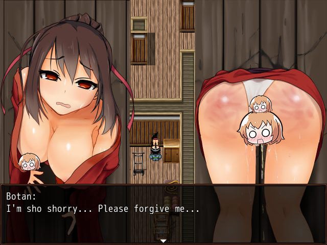 Hentai Game Review Kunoichi Botan Wall Scene