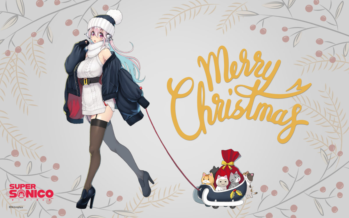 Super Sonico Merry Christmas 2018