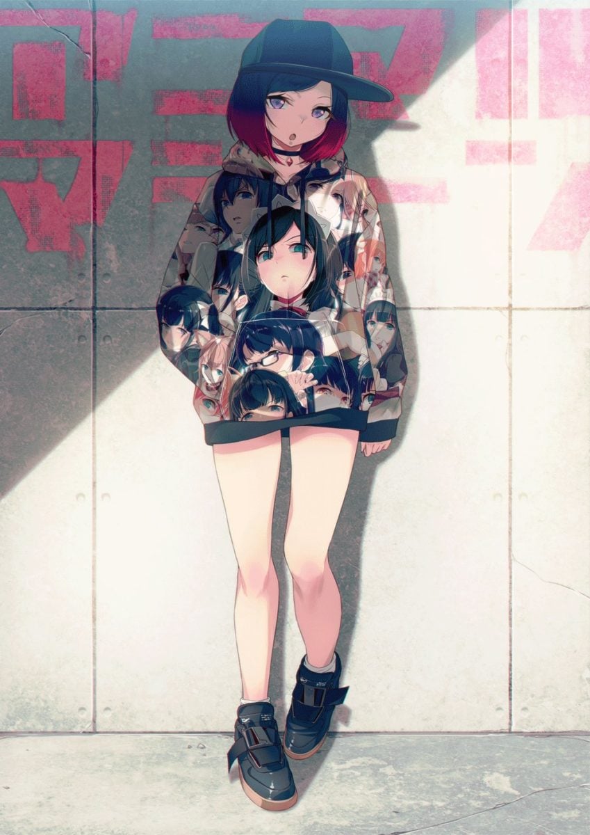 40hara Iyapan Anime Hoodie Illustration