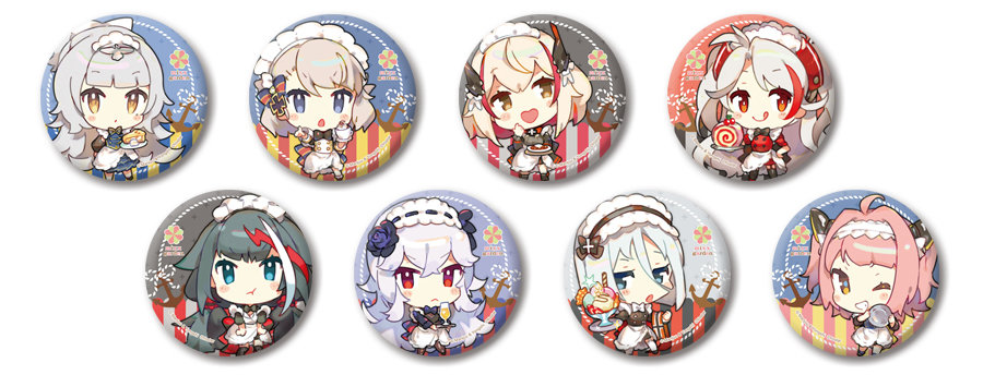 Azur Lane Ironblood Cafe Pins