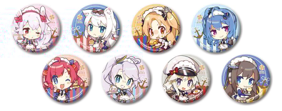 Azur Lane Union Cafe Pins