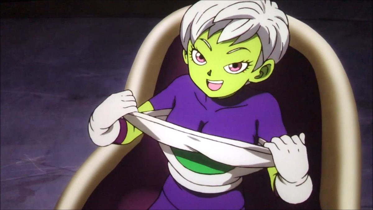 DBS Broly Cheelai Cafeteria Scene