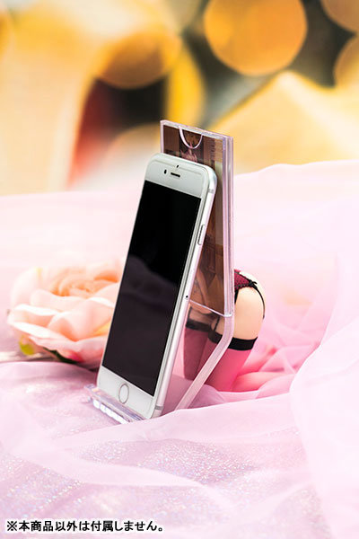 Mobile Girl Mobile Stand Onee San Ver. Red Garter Belt 0002