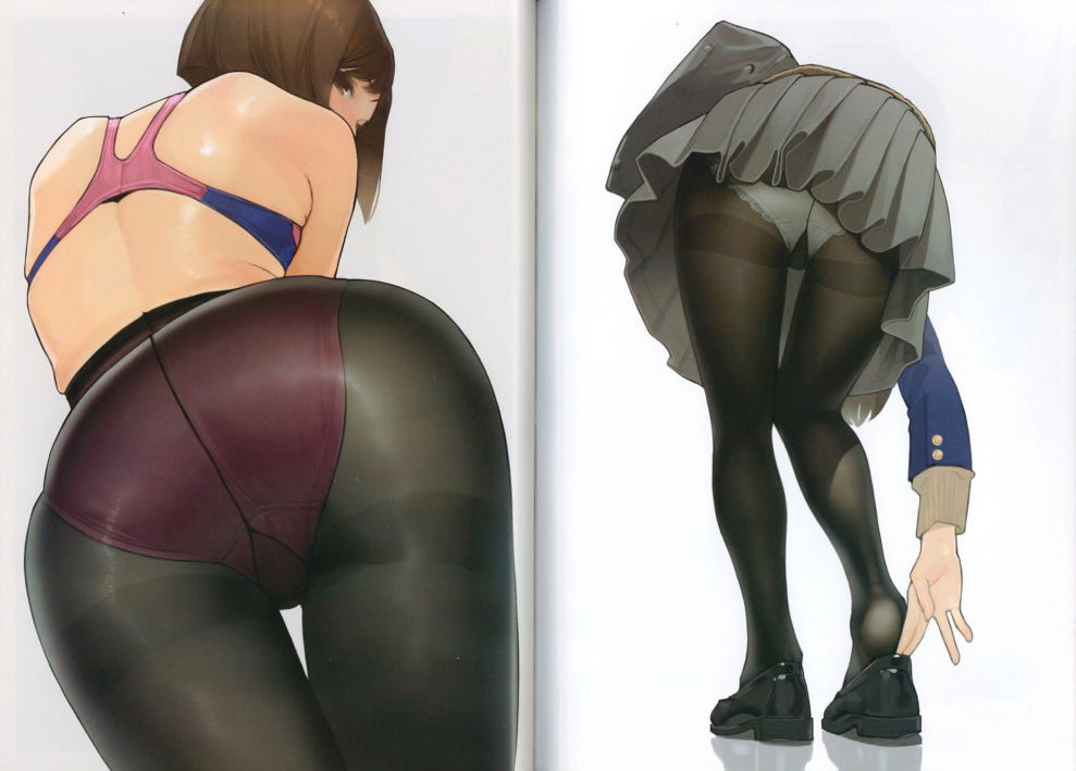 Yom Tights CYAN Tights Girls Illustrations Art Book 0002