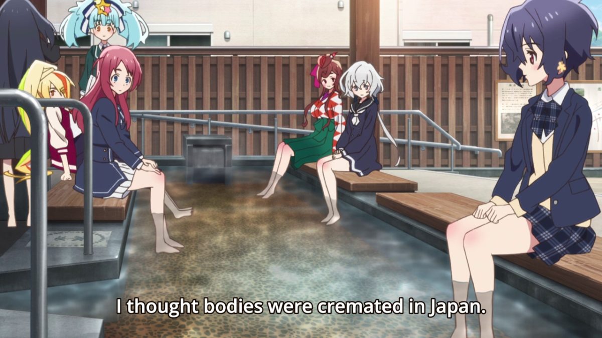 Cremation In Japan zombie land saga