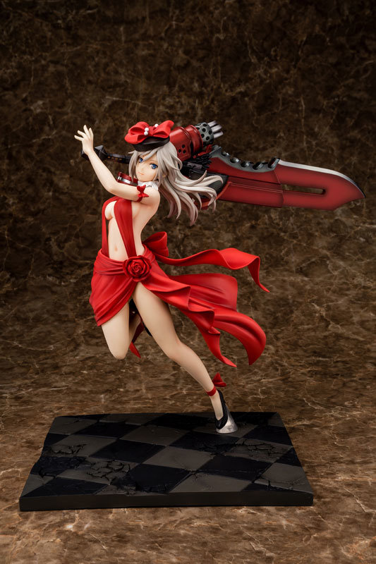 GOD EATER Alisa Ilinichina Amiella Crimson Anniversary Dress Figure 0001