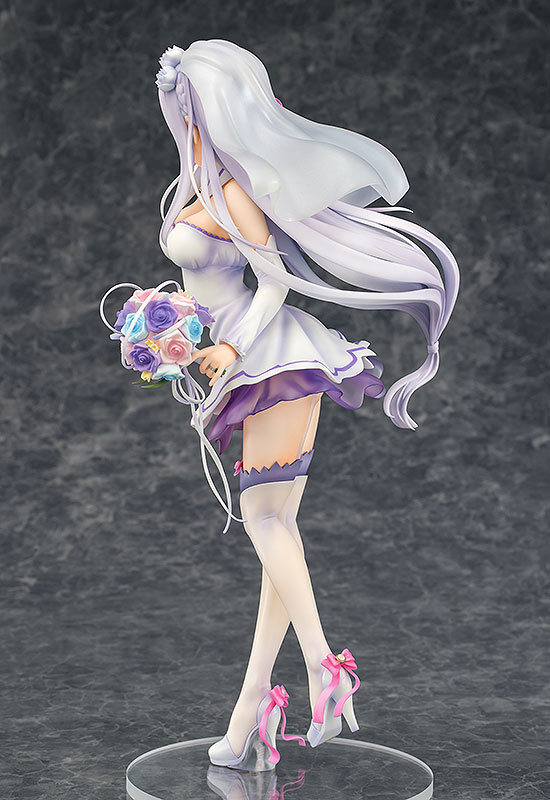 Re Zero Starting Life In Another World Emilia Wedding Figure 0003