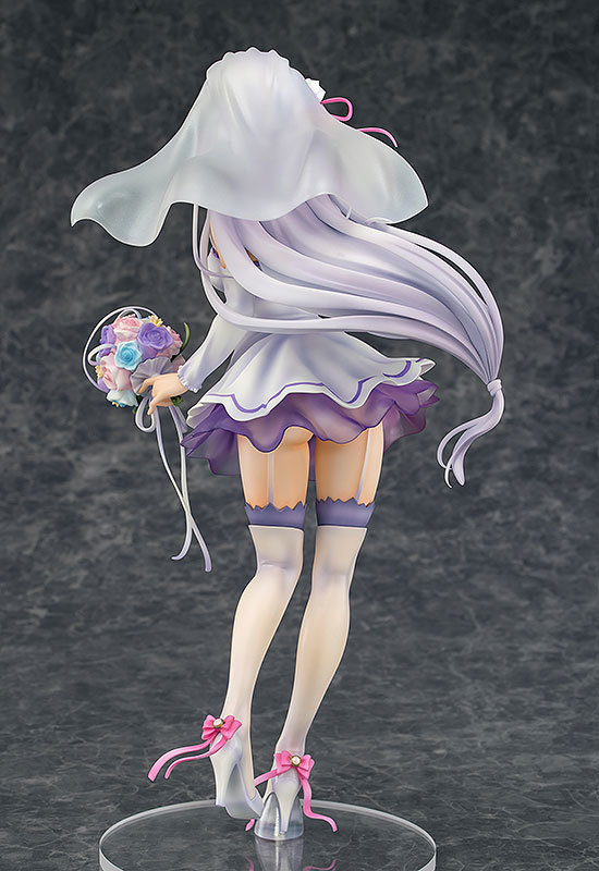 Re Zero Starting Life In Another World Emilia Wedding Figure 0004