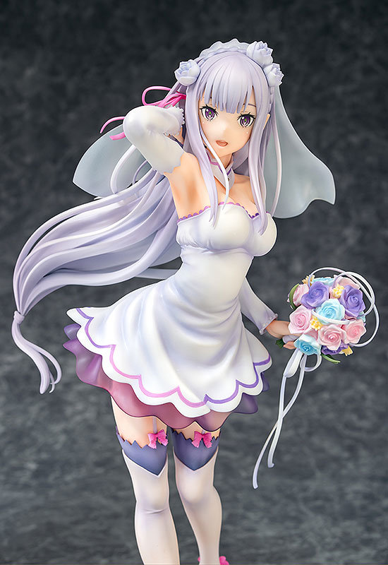Re Zero Starting Life In Another World Emilia Wedding Figure 0007