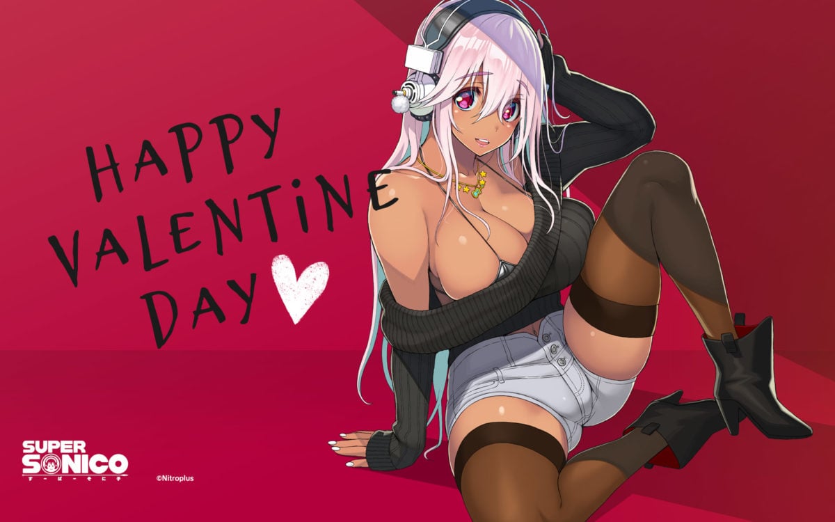 Super Sonico Valentine's Day 2019