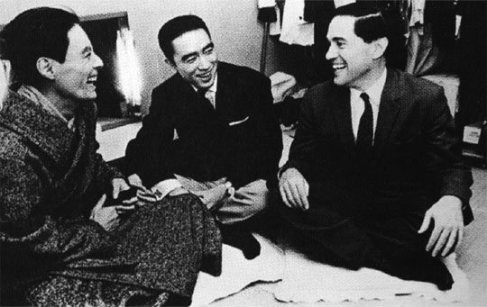 Donald Keene With Yukio Mishima