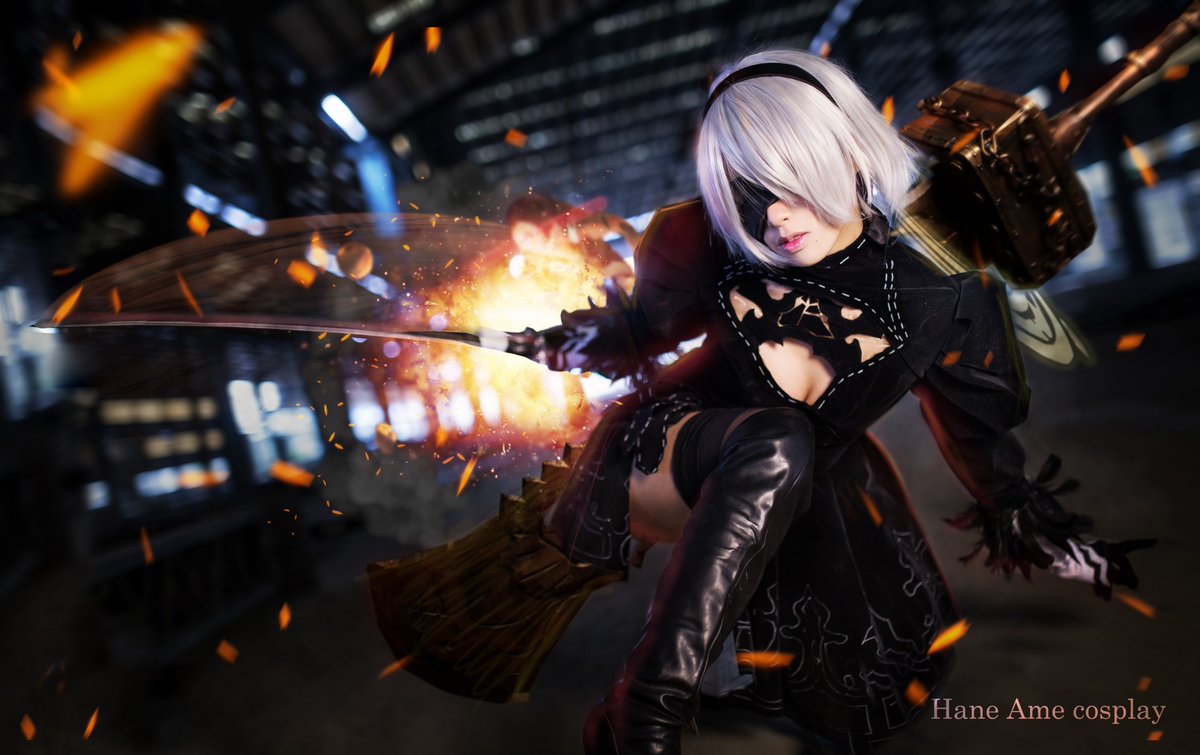 Nier Automata 2b Cosplay By Hane Ame 3