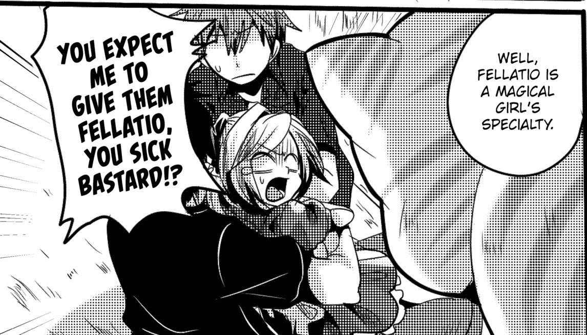 Doumou Gimme That Semen FAKKU Manga Fellatio