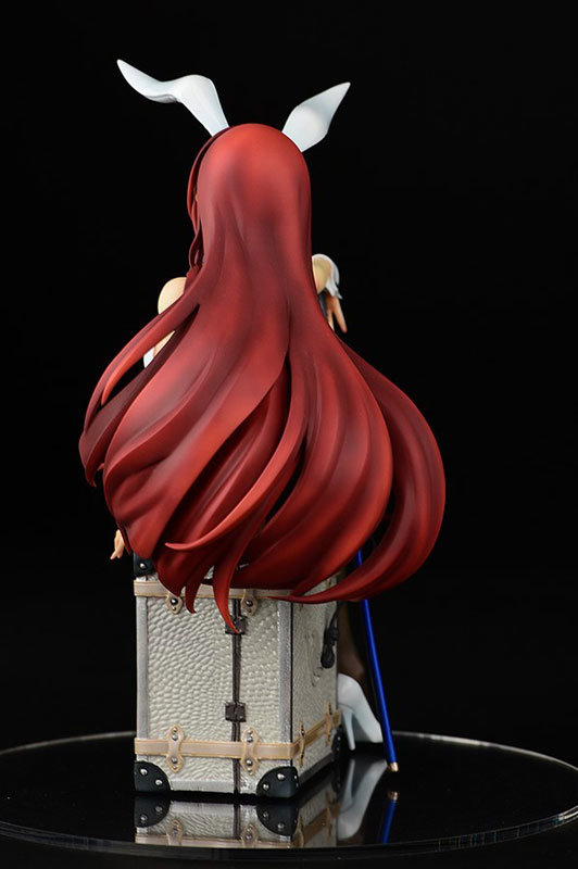 Fairy Tail Erza Scarlet White Bunny Girl Figure 0013