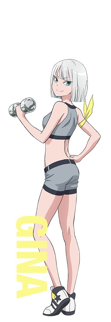 How Many Kilograms Are The Dumbbells You Lift Anime Character Design Gina