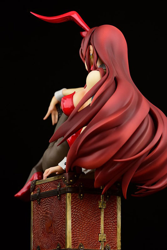 Fairy Tail Erza Scarlet Bunny Girl Anime Figure 0012