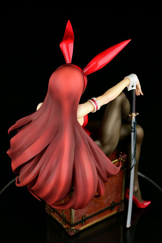 Fairy Tail Erza Scarlet Bunny Girl Anime Figure 0014