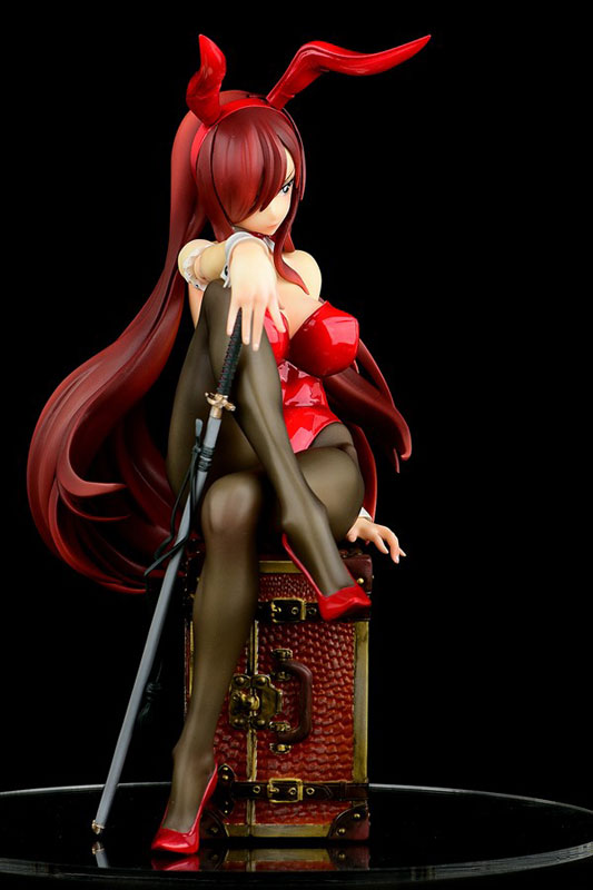 Fairy Tail Erza Scarlet Bunny Girl Anime Figure 0022