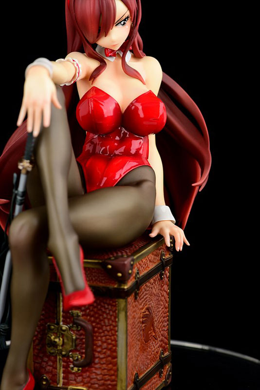 Fairy Tail Erza Scarlet Bunny Girl Anime Figure 0023