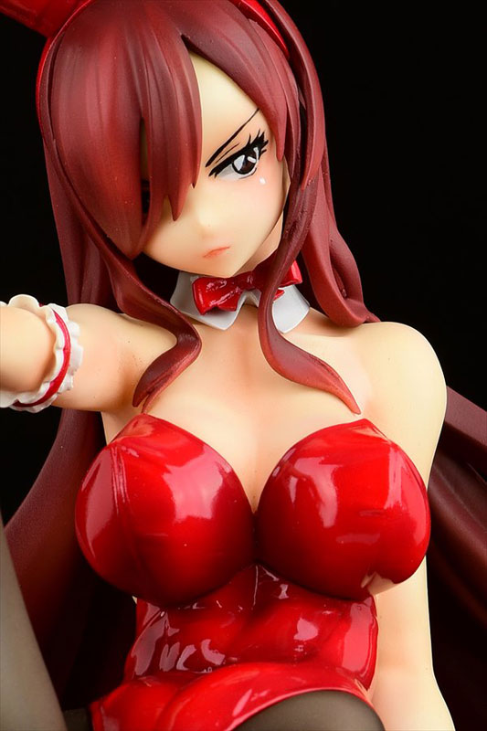 Fairy Tail Erza Scarlet Bunny Girl Anime Figure 0026
