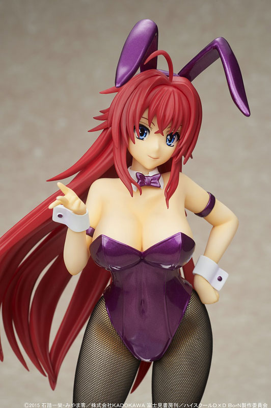 High School DxD BorN Rias Gremory Purple Bunny Figure 0004