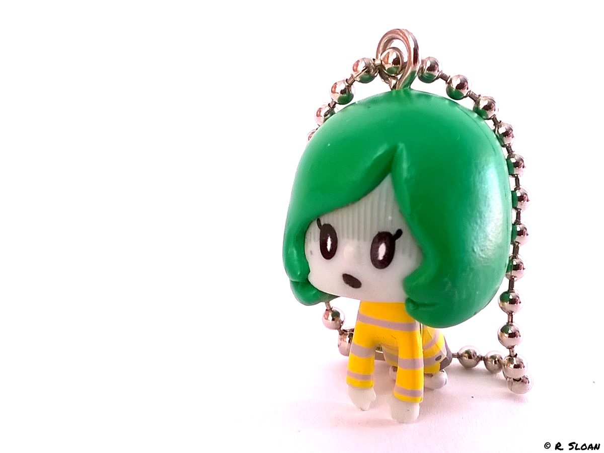 Zombie Girl Key Chain
