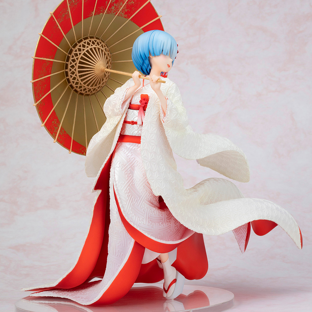 Re Zero Rem Shiromuku Anime Figure 7