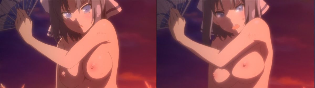 Senran Kagura Shinovi Master Tokyo Youma Hen Blu Ray Vs TV Anime 0002