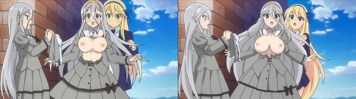 Senran Kagura Shinovi Master Tokyo Youma Hen Blu Ray Vs TV Anime 0017