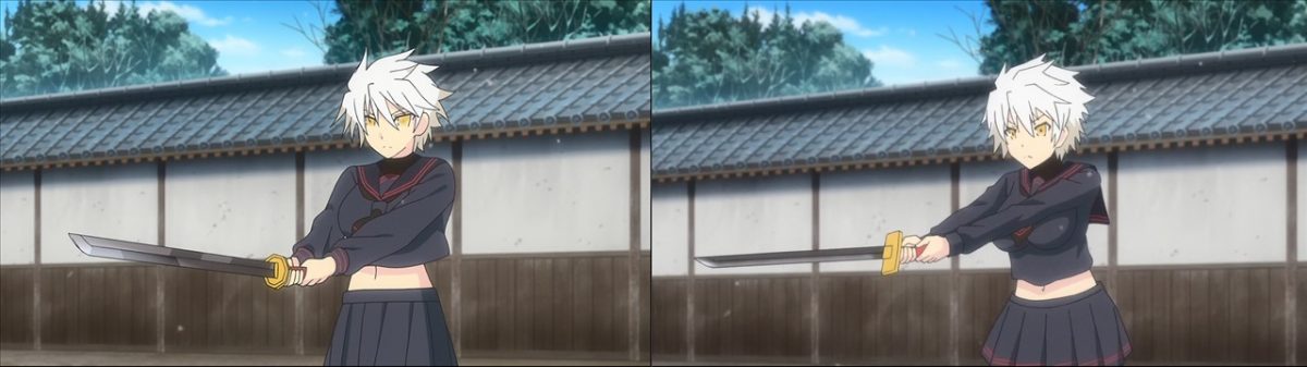 Senran Kagura Shinovi Master Tokyo Youma Hen Blu Ray Vs TV Anime 0033